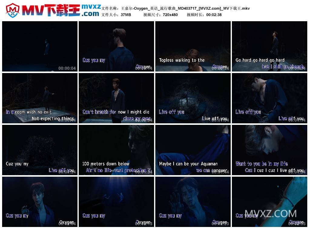 王嘉尔-Oxygen_英语_流行歌曲_MD403717